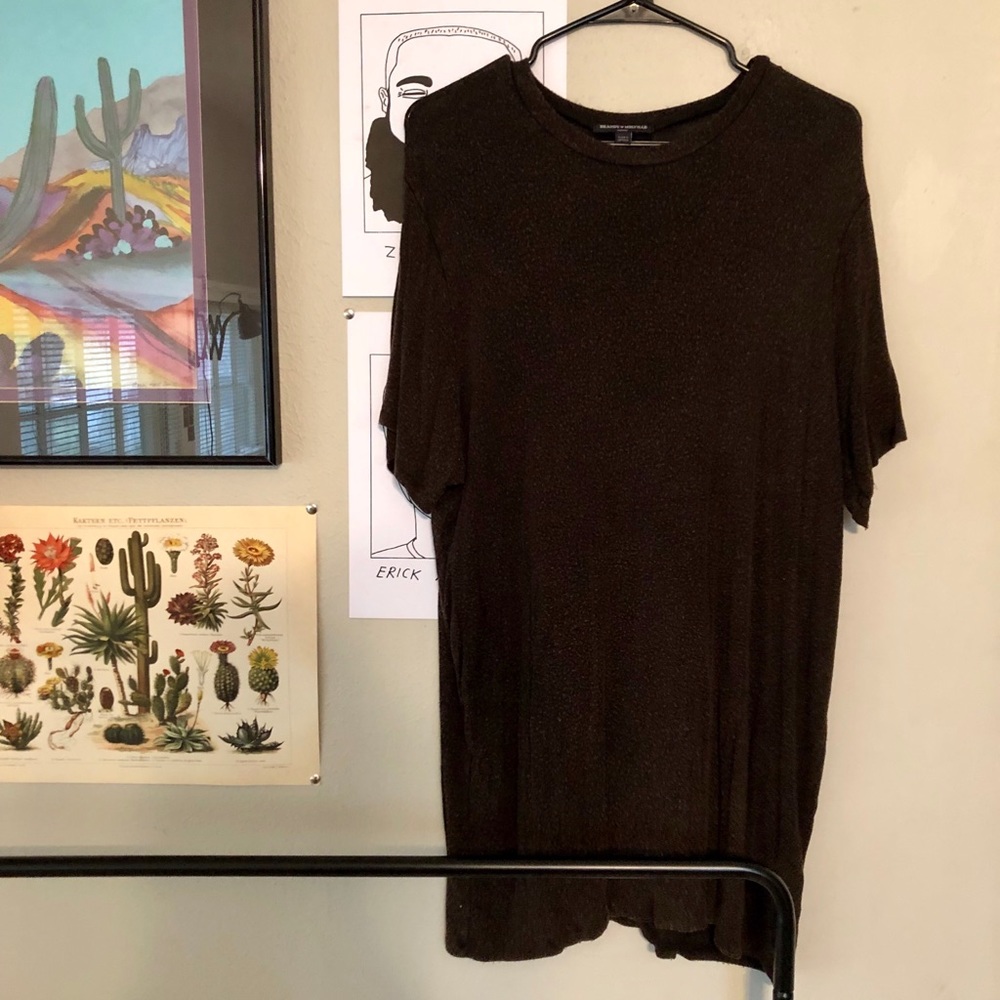 Brandy Melville Black T-Shirt Dress